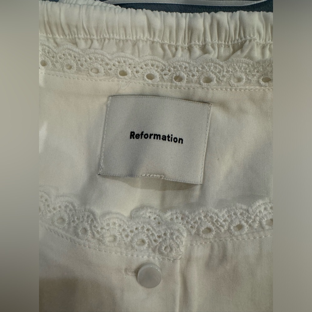 🩷Reformation Valetta Two Piece White NWOT - Picture 5 of 6